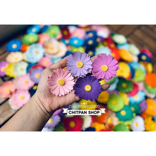 Hoa cúc giấy Mỹ thuật, hoa size 5.5cm, hoa thủ công
