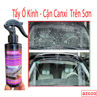 [ Siêu Sạch ] Tẩy Cặn Canxi - Tẩy Ố Kính Ô tô - Làm Sạch Kính Xe Bị Ố Mốc, Mờ Đục - Giúp Tăng Tầm Nhìn, An Toàn - AZOZO