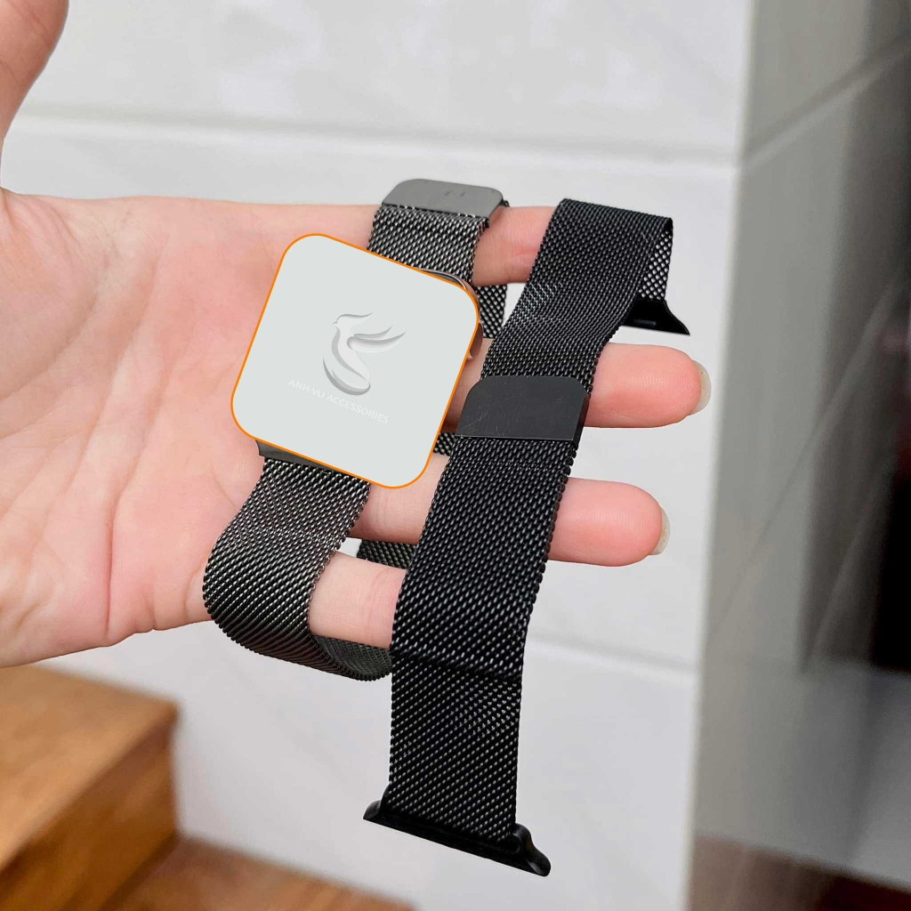 Dây thép Milan không gỉ cho Đồng hồ iWatch 49mm 45mm 44mm 42mm 41mm 40mm 38mm