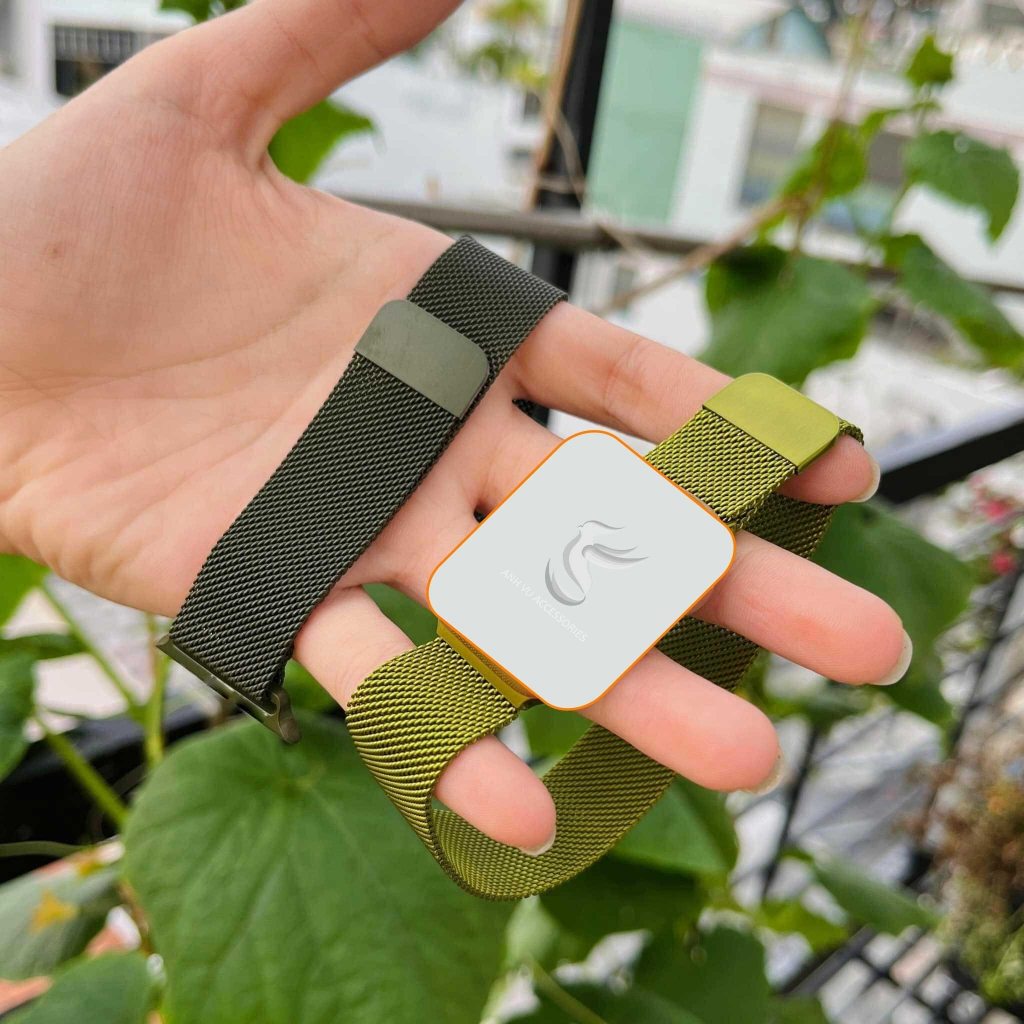 Dây thép Milan không gỉ cho Đồng hồ iWatch 49mm 45mm 44mm 42mm 41mm 40mm 38mm