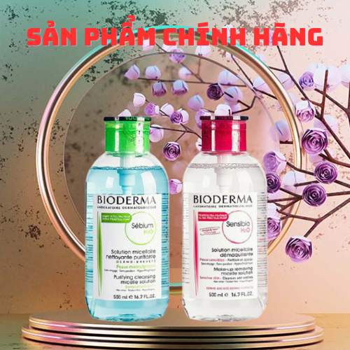 Nước Tây Trang Bioderma 500ml chuẩn chính hãng LIV Beauty