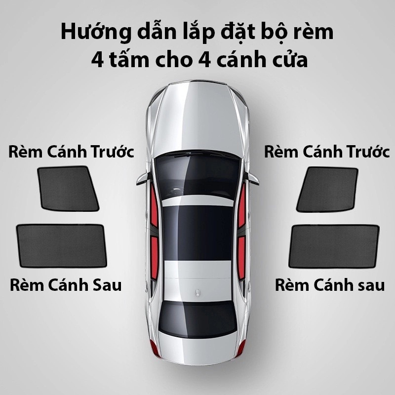 RÈM CHE NẮNG Mr.ÔTÔ Loại 1, Vải Dày, Cản Nắng Tốt, Bảo Hành 2 Năm, Miễn Phí Ship | BigBuy360 - bigbuy360.vn