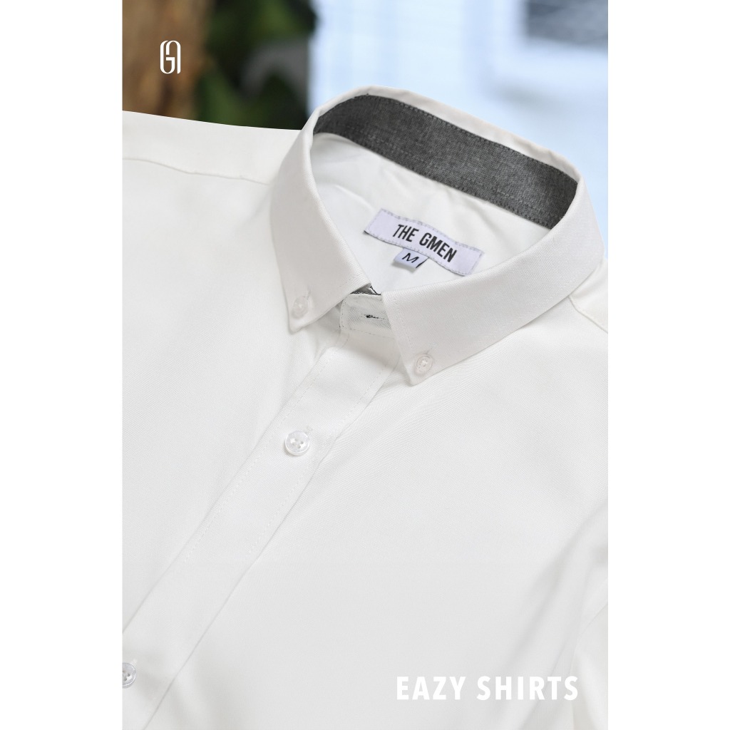 Sơ mi dài tay S23 EAZY SHIRT vải oxford co giãn, form Slimfit - THE GMEN ELEGANT EST 2017