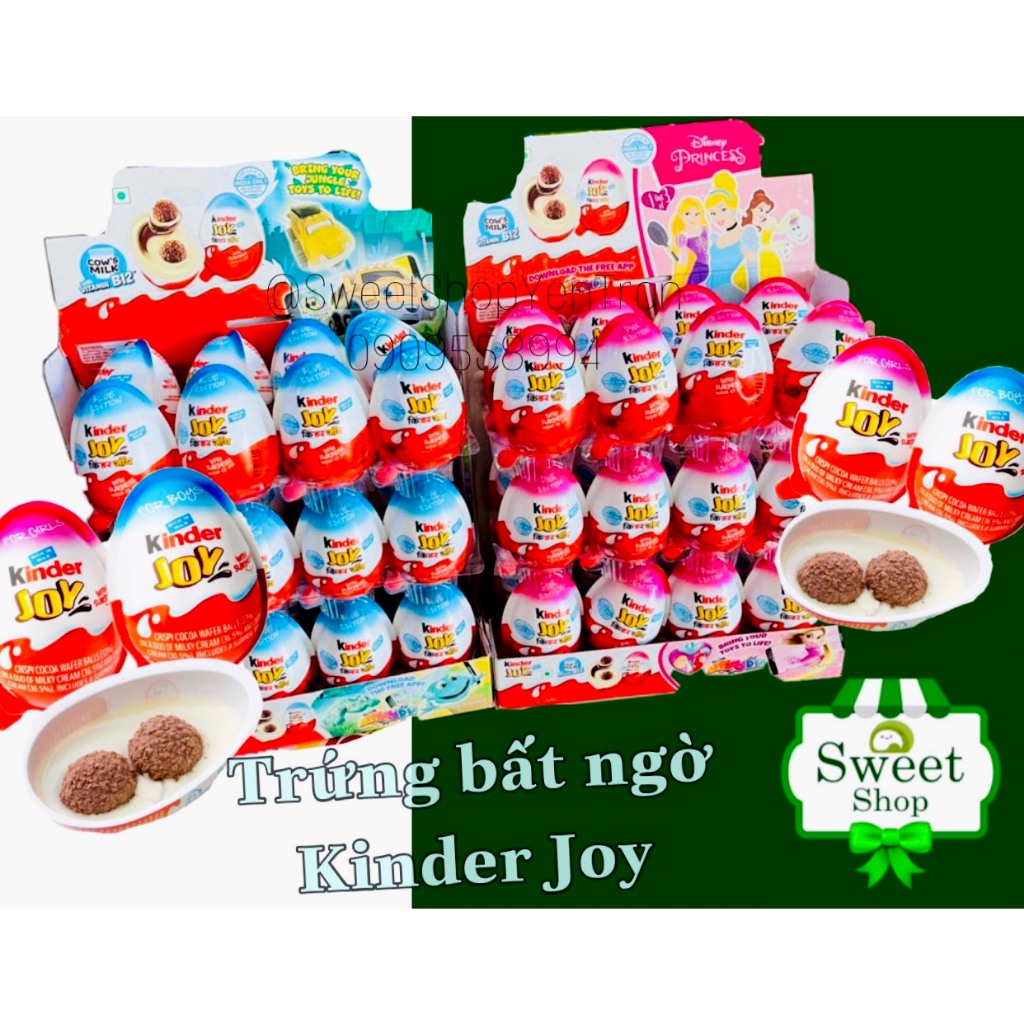 TRỨNG BẤT NGỜ KINDER JOY - USA 🇺🇸🇺🇸