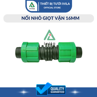 Nối nhỏ giọt vặn ống 16mm - Kết nối dây nhỏ giọt 16mm khớp nối ren vặn - chịu áp lực nước cao