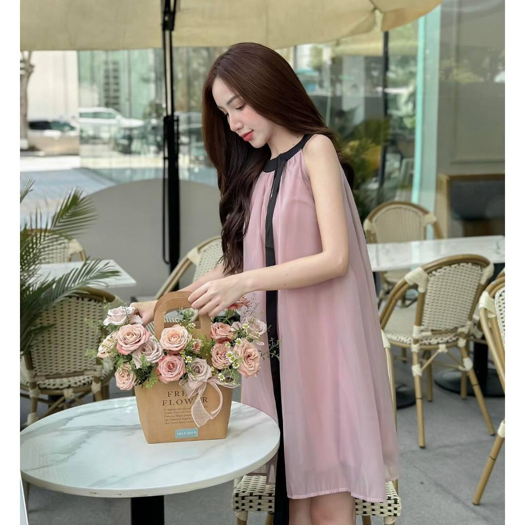 Váy yếm voan nữ "Myan Dress"EllyClothing