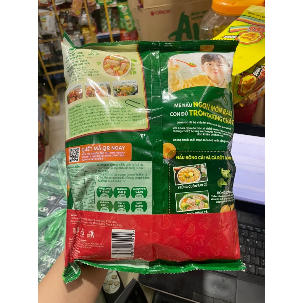 HÀNG KẸP CHÍNH HÃNG- Hạt nêm knorr 900g tặng kèm gói 150g