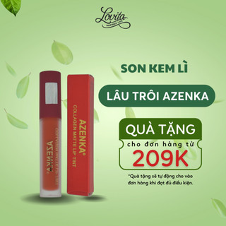 Son kem lì lâu trôi nhung collagen mềm mịn Azenka