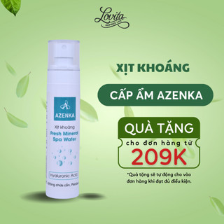 Xịt khoáng cấp ẩm dưỡng da AZENKA Fresh Mineral Spa Water - Chai 150ml ♥️ XKAZK