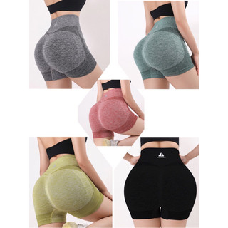 Quần short đùi tập gym yoga thể thao QC dệt kim
