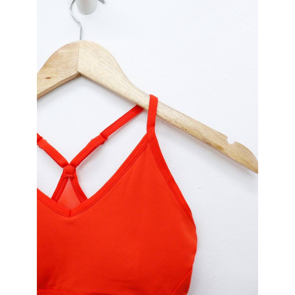 C3172 - 	Áo bra tập phối lưới sau trơn