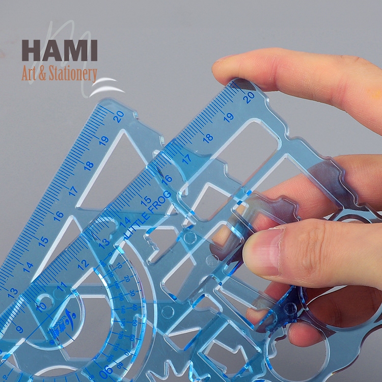 Thước kẻ trong suốt 20 cm - có hình vẽ sáng tạo Q0059