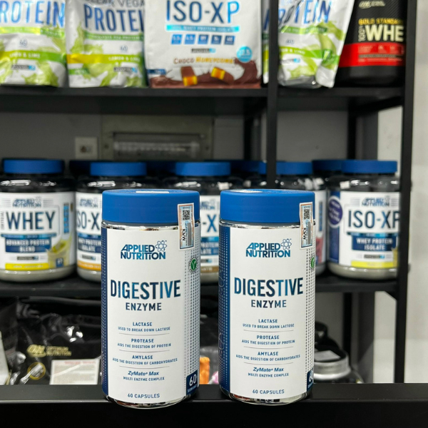 Viên uống men tiêu hoá Applied Nutrition Digestive Enzyme 60 lần dùng