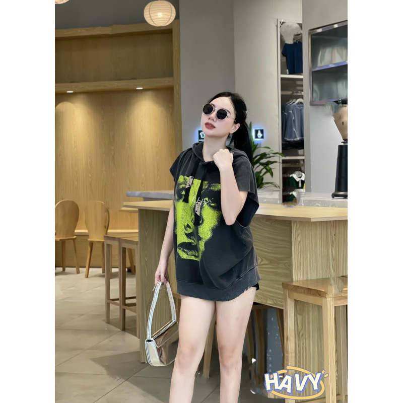 Nỉ không tay hàng QC