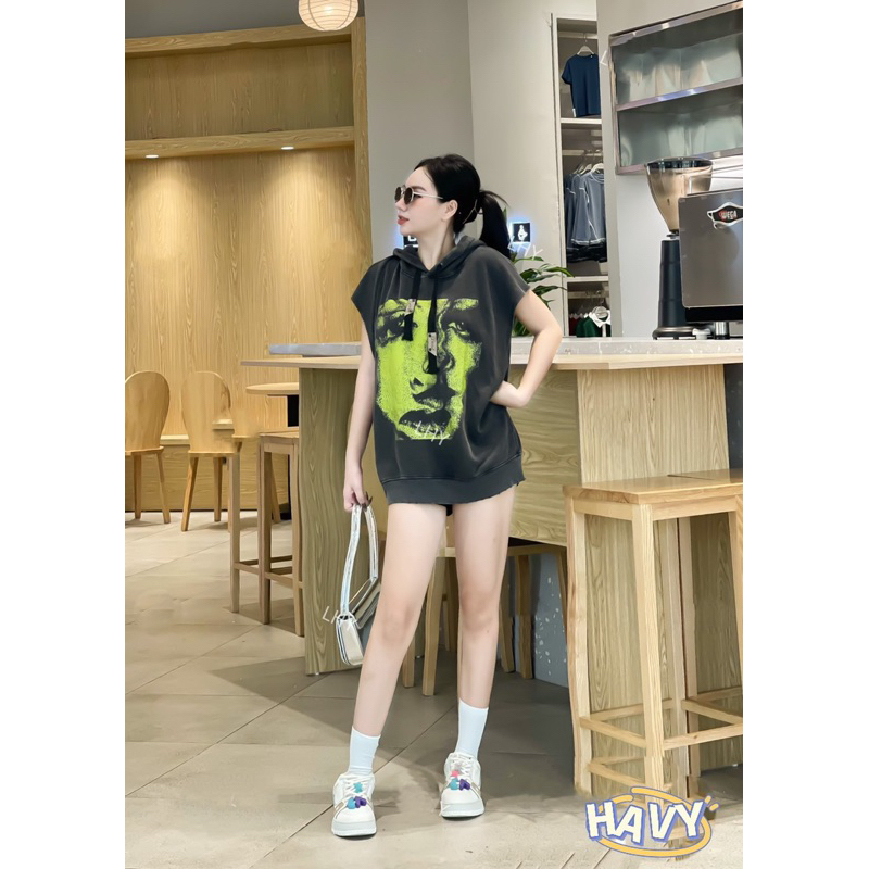 Nỉ không tay hàng QC