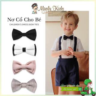 Nơ cài cổ áo Mialy kids cho bé trai (2-10 tuổi) mặc áo sơmi thêm lịch lãm, phong cách quý ông