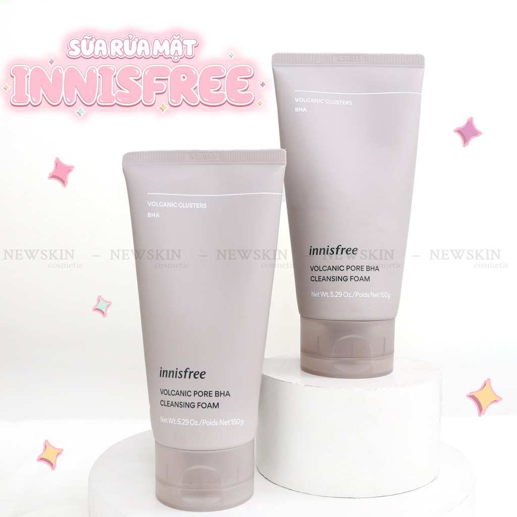 Sữa Rửa Mặt Se Khít Lỗ Chân Lông Innisfree Jeju Volcanic Pore Cleansing Foam EX 150ml