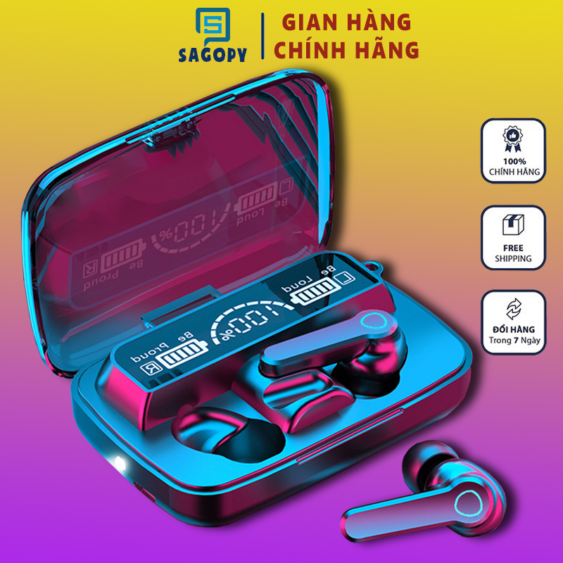 Tai nghe bluetooth không dây M19 tws gaming nhét tai chống ồn oneshop0003