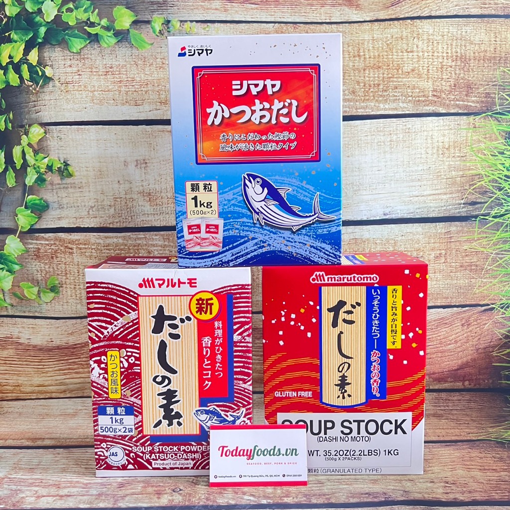 Hạt Nêm Cá Ngừ Katsuo Dashi Nhật Bản (500g * 2 gói) hộp 1KG