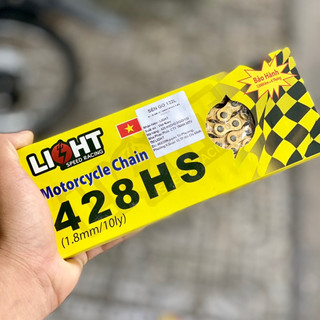 Sên xe máy 10li 122-132 mắt cho exciter winner đi gắp nhôm gắp nối