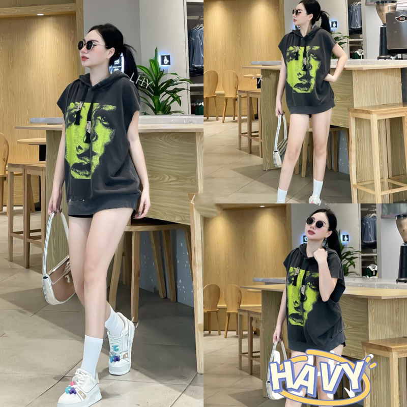 Nỉ không tay hàng QC