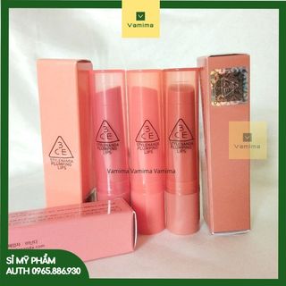 Son dưỡng có màu 3ce plumping lips giúp làm căng mọng môi dưỡng môi mềm mịn 2.2g