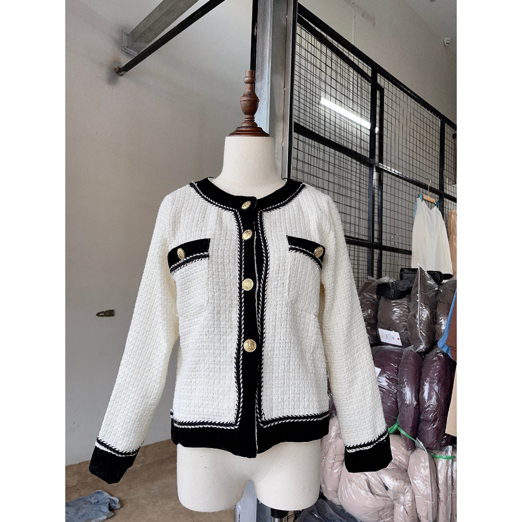 Áo dạ viền đen túi trước ngực 2 lớp, Áo mùa đông cao cấp loại 1_MS13 | BigBuy360 - bigbuy360.vn