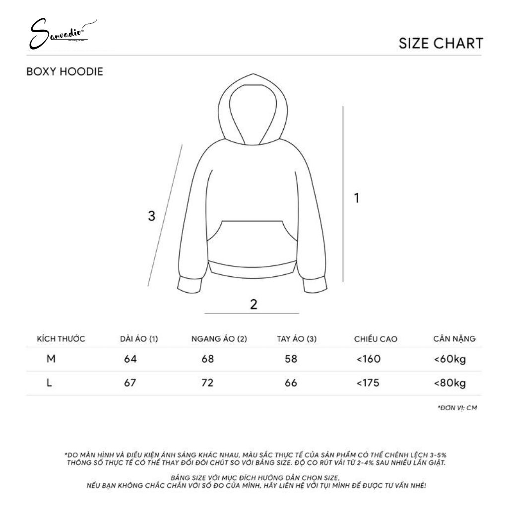 Áo Hoodie Nam Nữ Fullzip SANVADIO Form Boxy "LOVE" Hack Dáng Chiều Cao Thời Trang Hàn Quốc AN606