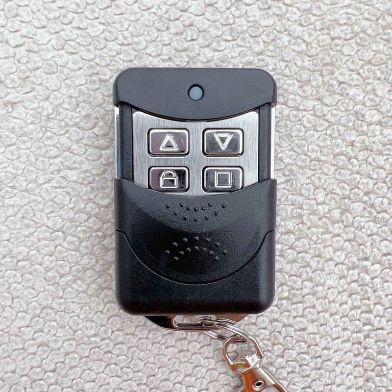 Remote cửa cuốn inox trượt mã gạt 8 số 433MHZ,inox