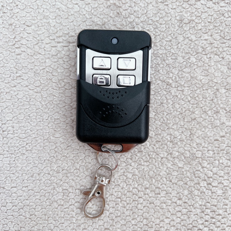 Remote cửa cuốn inox trượt mã gạt 8 số 433MHZ,inox