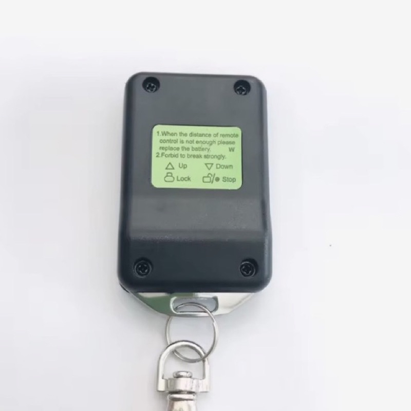 Remote cửa cuốn inox trượt mã gạt 8 số 433MHZ,inox