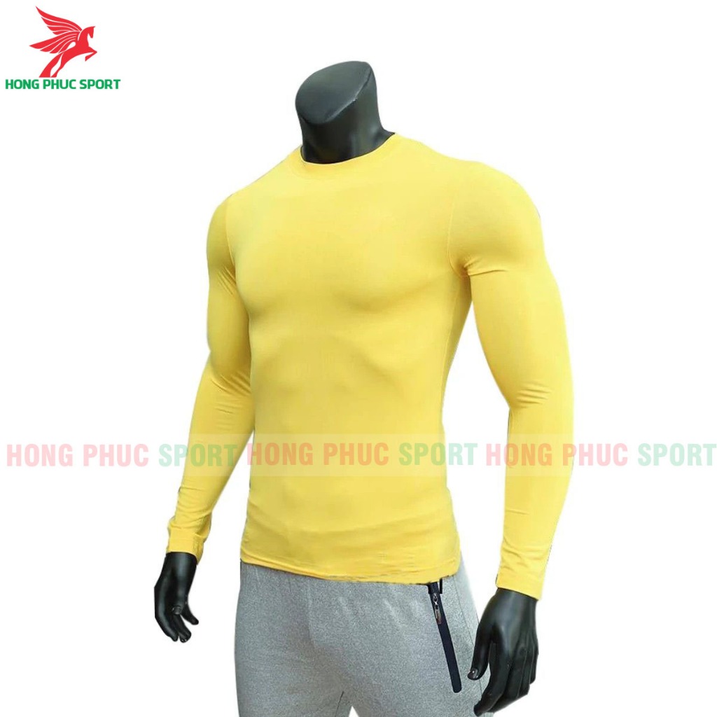 Áo thun nam body giữ nhiệt dài tay cực đẹp màu trắng