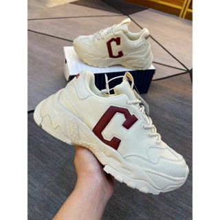 Giày Thể Thao MLB Big Ball Chunky C Cleveland Guardians 3ASHBLA3N-45NYD Màu Trắng Đỏ