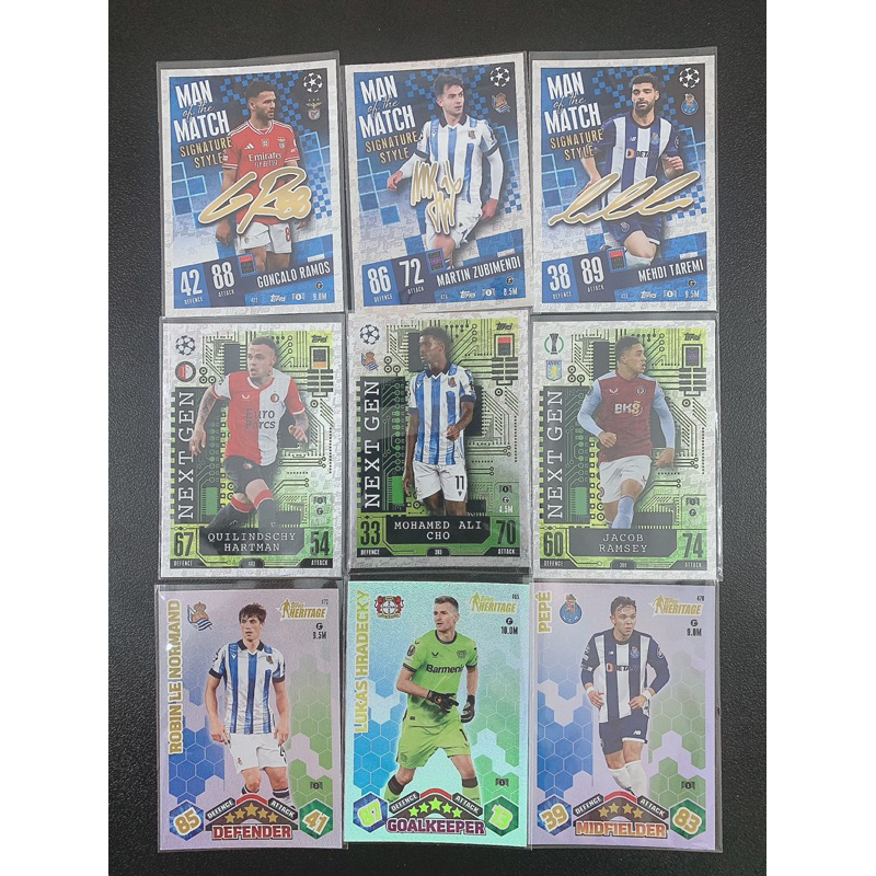 Thẻ bóng đá tự chọn Topps Match Attax 2023/24