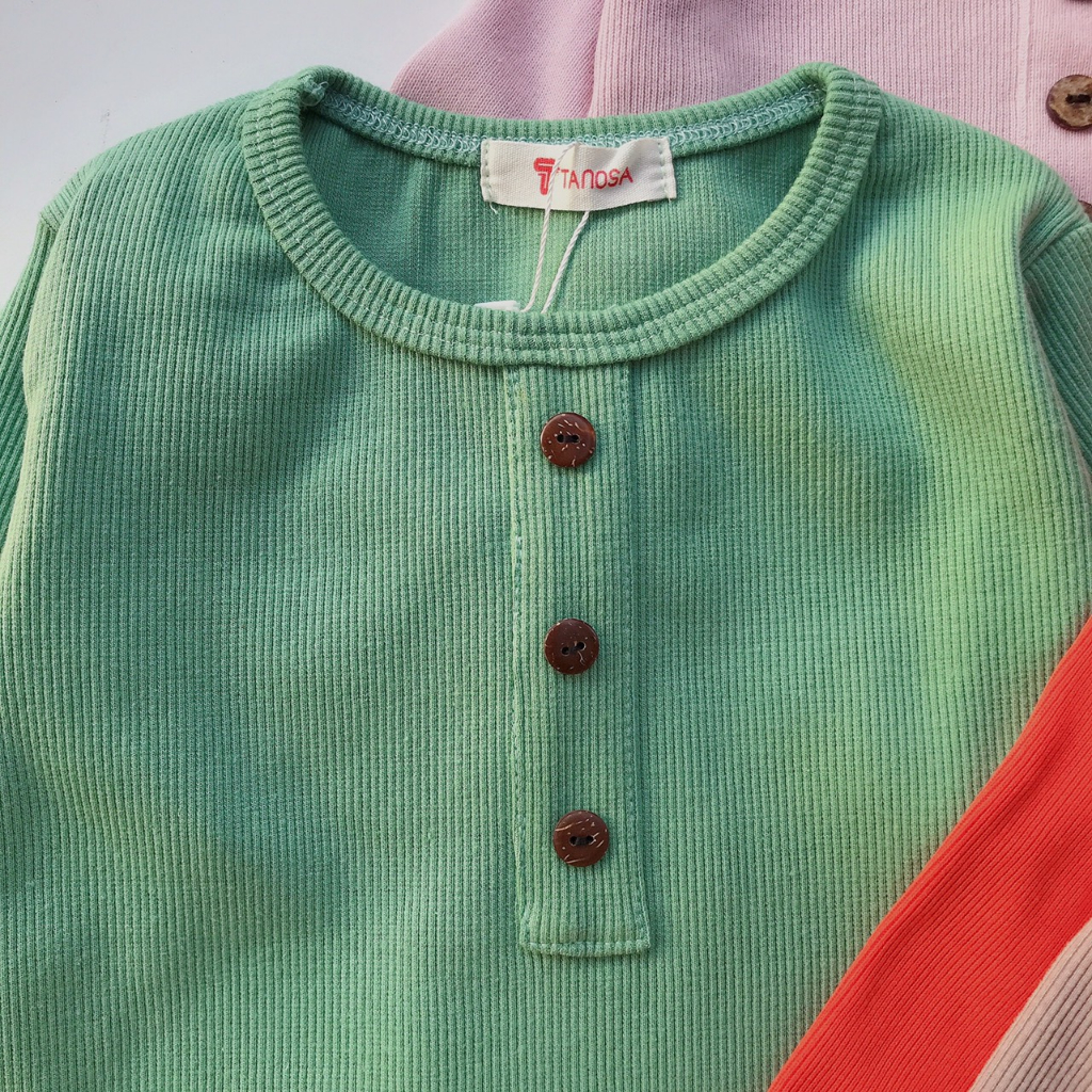 Đồ bộ dài tay bé trai, bé gái Medokids chất len tăm 3 cúc, Bộ đồ dài tay mặc thu đông cho bé 10-22kg