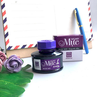  Mực nước Hồng Hà mực lọ dành cho bút máy hàng chính hãng mực Hồng Hà mực 3432 