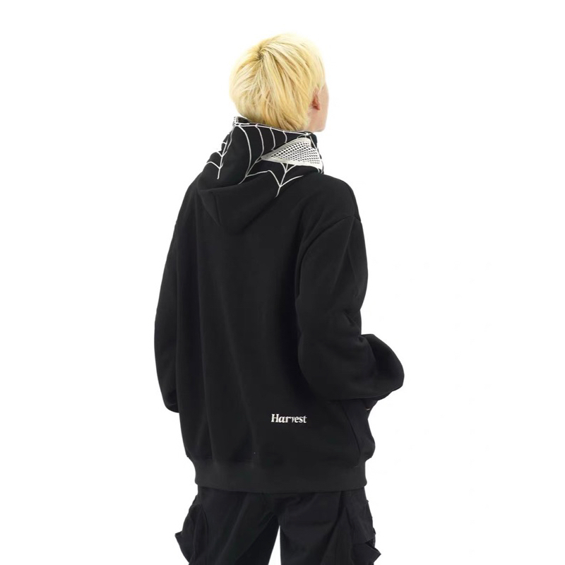 Hàng Cao Cấp - Áo Hoodie Spiderman V2 Harvest Mắt Lưới, Áo Hoodie Người Nhện Hot Trend