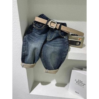 Quần dài bé trai, quần Jean đắp túi dáng Baggy cho bé 25-35kg