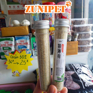 Cỏ bạc hà cho mèo, Cỏ Catnip cho mèo dạng ống 40g giúp tiêu búi lông, giảm stress