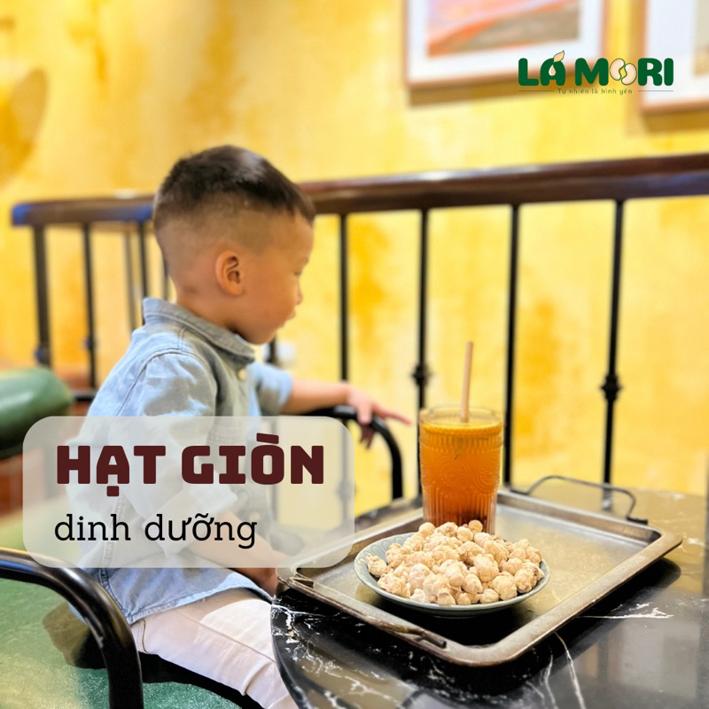 Túi 150G HẠT GIÒN DINH DƯỠNG ăn liền Lá Mori