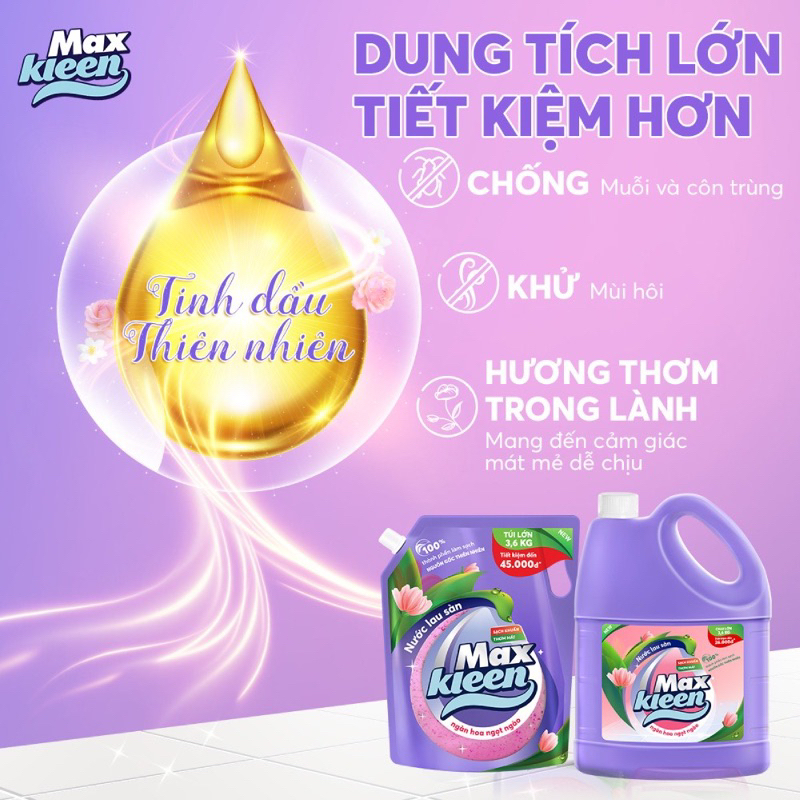Túi nước lau sàn Maxkleen 3,6kg