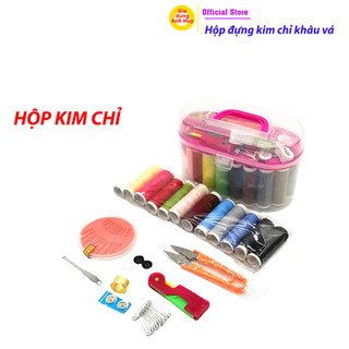 Hộp kim chỉ đa năng cao cấp có đủ các màu chỉ và dụng cụ cần thiết - GDAH