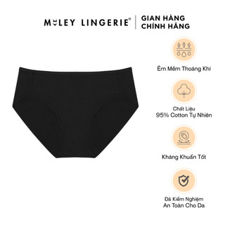 Quần lót cotton lưng cao tự nhiên mềm mại thoáng khí cao cấp miley lingerie - bcs0111