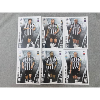 Thẻ newcastle topps match attax 2023/24