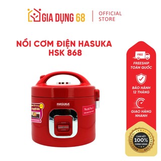 Nồi Cơm Điện Hasuka HSK-868 Lòng niêu chống dính Ceramic an toàn cho người sử dụng