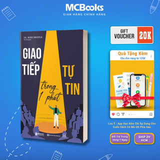 Sách - Giao Tiếp Tự Tin Trong 1 Phút - MCBooks