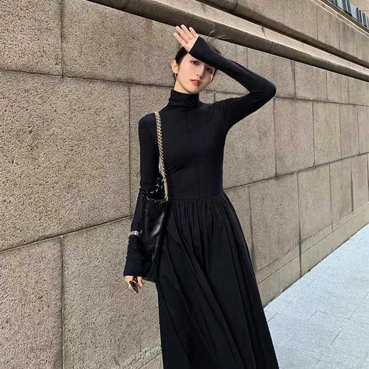 VÁY DÀI TAY DÁNG XÒE