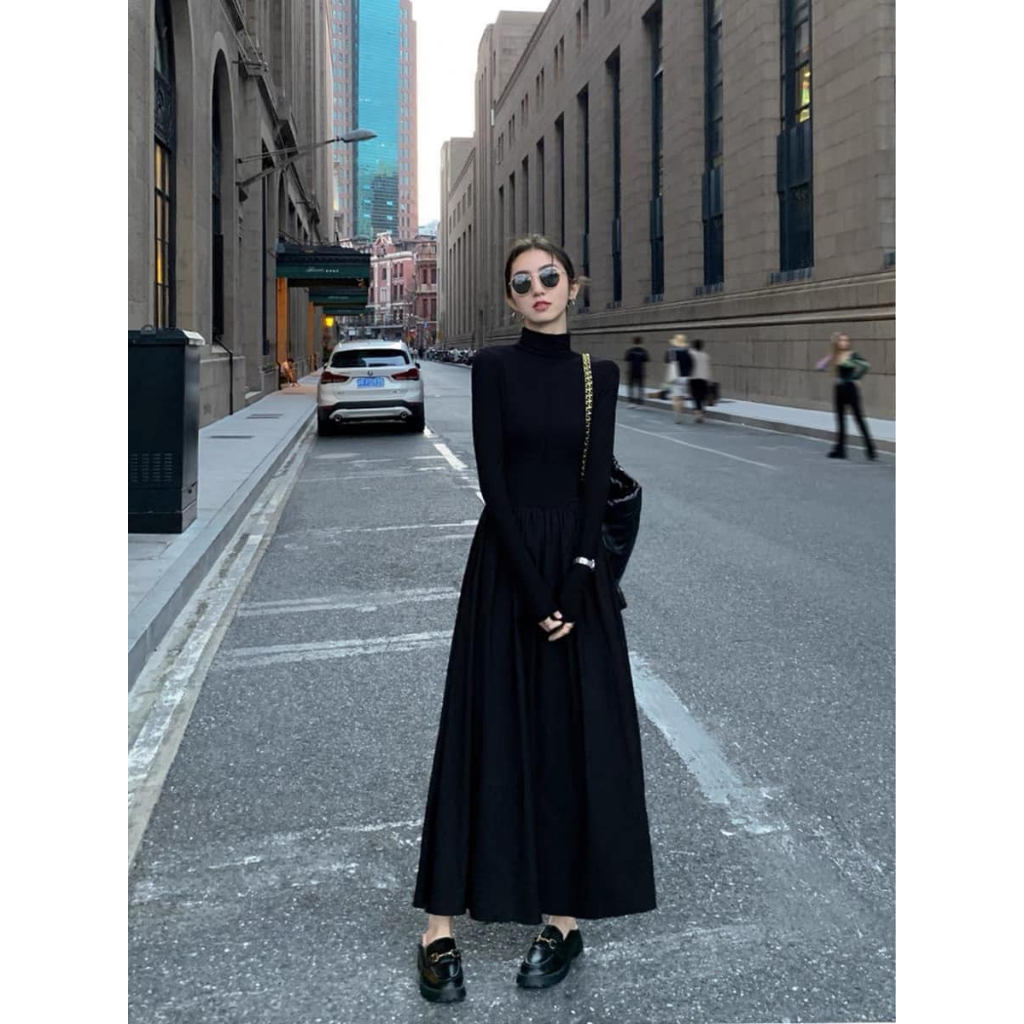 VÁY DÀI TAY DÁNG XÒE