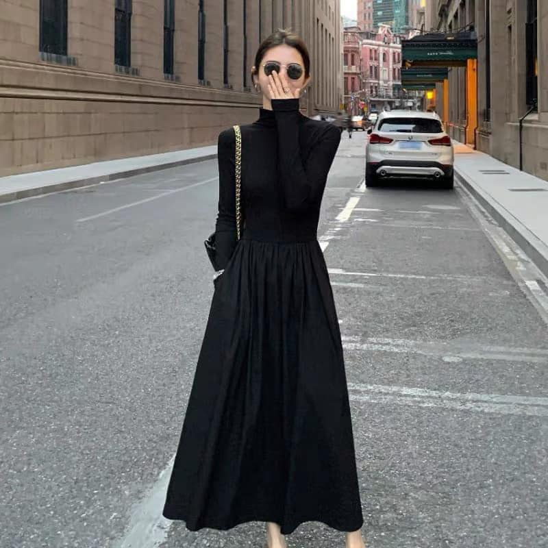 VÁY DÀI TAY DÁNG XÒE