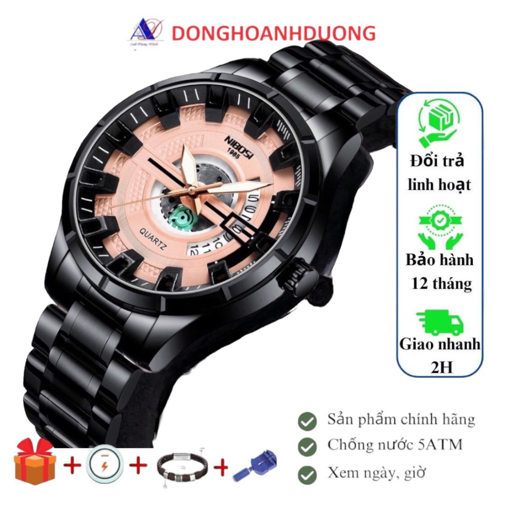 Đồng Hồ Nam NIBOSI chính hãng NI2383